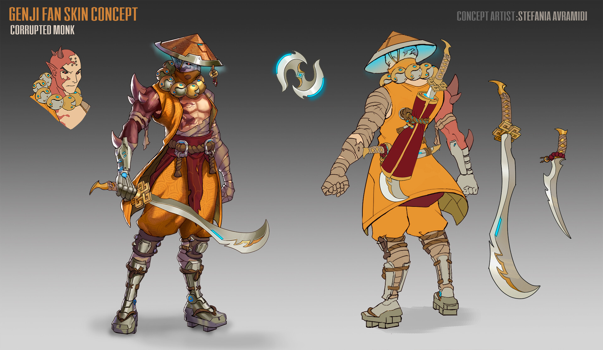 Character skin concept, part 1