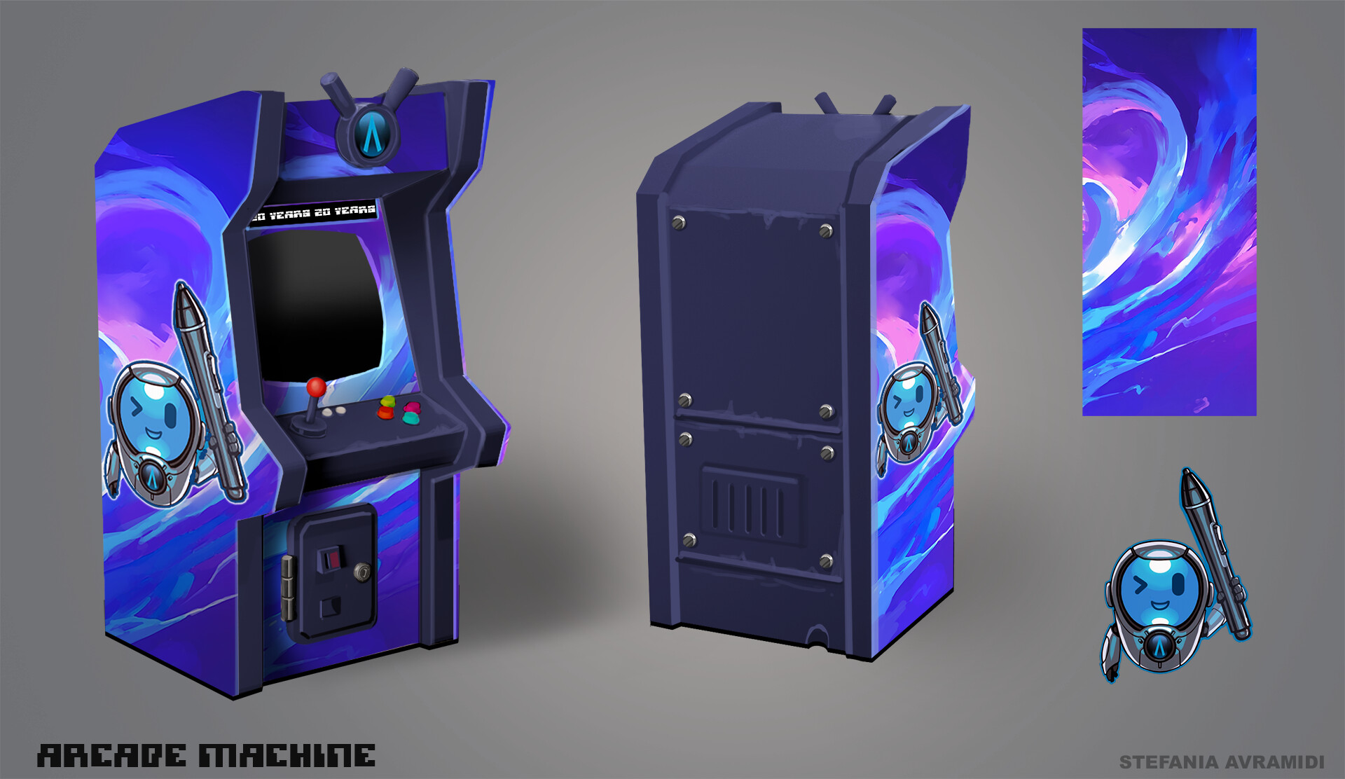 3D arcade environment concept